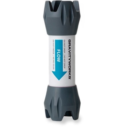 GravityWorks replacement filter cartridge viewed from above, highlighting the lightweight design