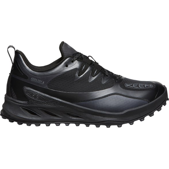 Zionic Women's Waterproof Hiking Shoes showing a side view highlighting the durable material.