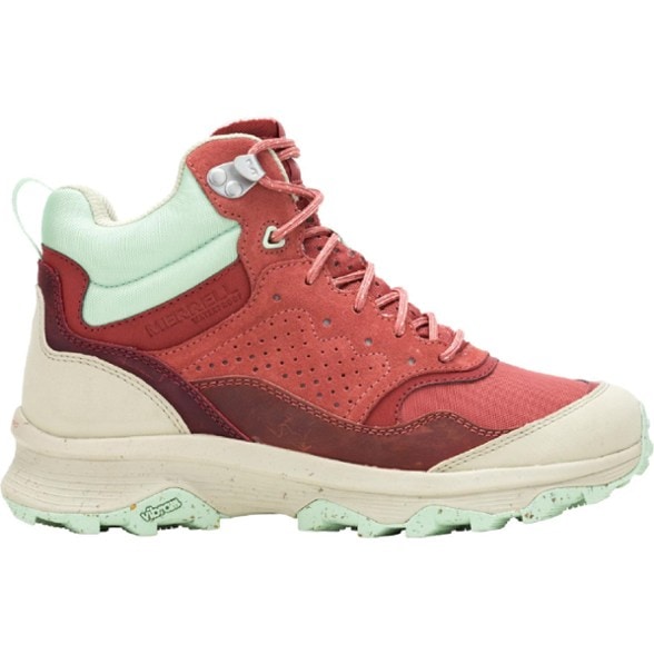 EcoSpeed Mid Women's Hiking Boots side view, perfect for wet terrain.