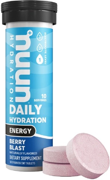 Pack of VoltPro energy tablets with caffeine and electrolytes for athletes