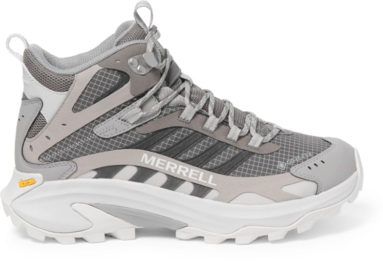 Merrell Women's Moab Speed 2 Mid GTX Hiking Boots showcasing the GORE-TEX waterproof feature.