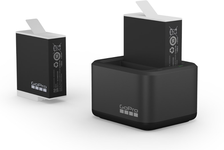 GoPro Dual Battery Charger with Enduro Batteries, front view