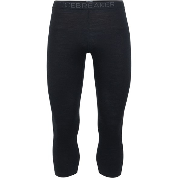 Men's merino wool base layer bottoms showcasing a side view, perfect for layering in cold weather.