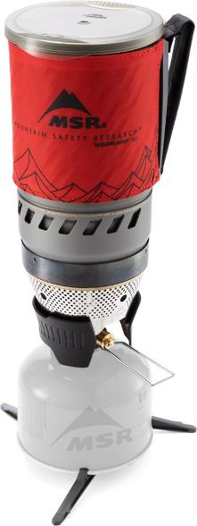 WindBurner SoloFuel backpacking stove showing compact design and integrated cookware