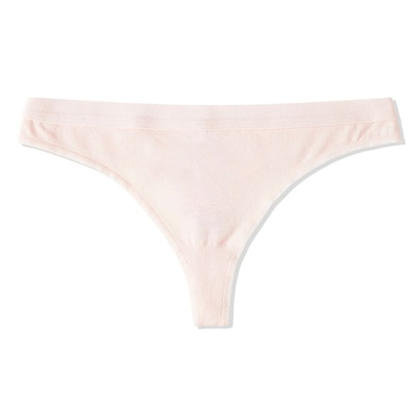 LYOLYTE Eco-Friendly Bamboo G-String Underwear displayed from the front angle, emphasizing the seamless design.