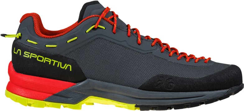 La Sportiva TX Guide men's approach shoes showcasing the durable upper and cushioned insoles