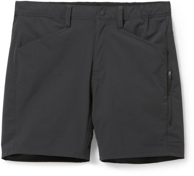 Front view of Mountain Hardwear Chockstone Men's Trail Shorts showcasing fabric detail.