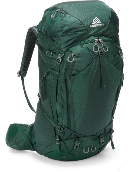 Gregory Deva 70 women's hiking backpack showcasing its ergonomic design and adjustable features.