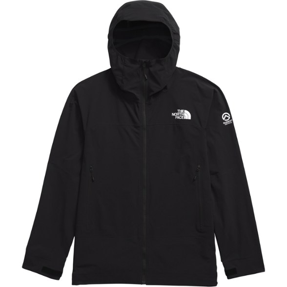 Eco Summit Torre Egger Men's Soft-Shell Jacket in action on a hiking trail