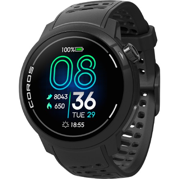 COROS PACE Pro GPS Running Watch on a runner's wrist during outdoor activity.