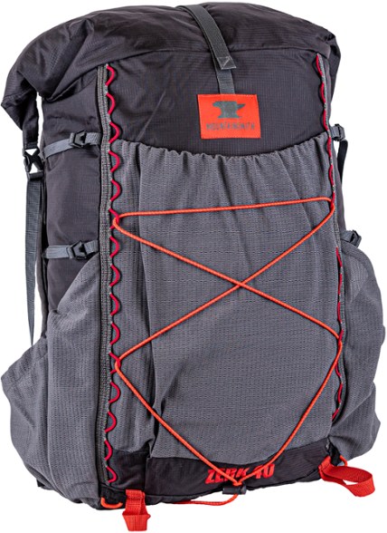 Zerk 40 Ultralight Backpack from the side, highlighting the removable waistbelt and compression straps.