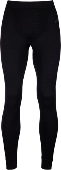 Close-up of Ortovox 230 thermal pants showcasing the merino wool fabric