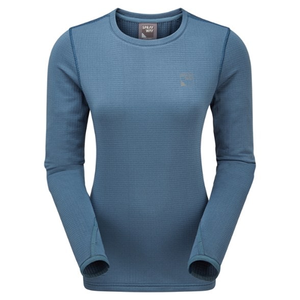 Front view of the ArcticFlex thermal crew shirt showing crew neckline and fitted sleeves for ideal layering