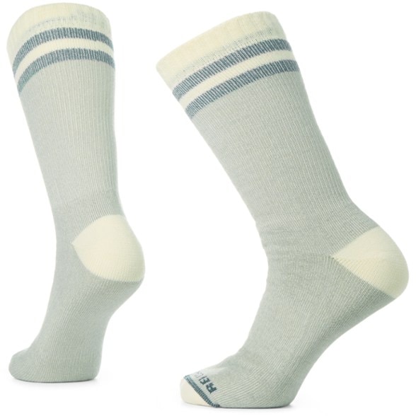 Close-up of Norseland Merino Wool Hiking Crew Socks showcasing the soft fabric and cushioning.
