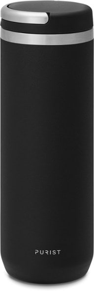 PureSip 18 oz insulated stainless steel water bottle with Element top, perfect for sports hydration.