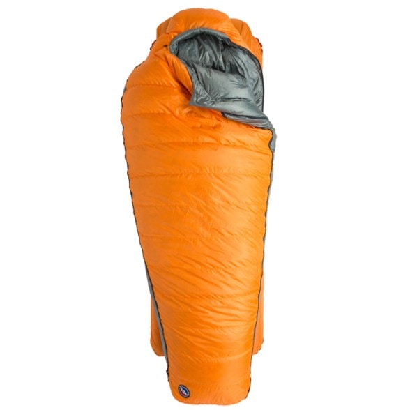 Big Agnes Torchlight EXP 0 sleeping bag showcasing expandability features.