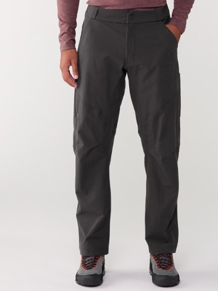 Side view of Cronin Men's Durable Outdoor Cotton Pants with pockets.