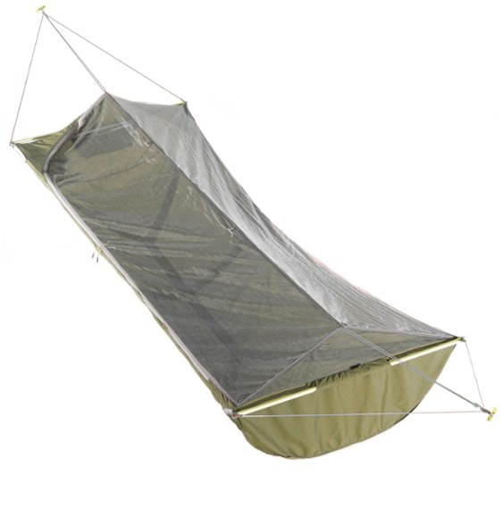 Close-up view of the SkyLite Adventure Hammock showcasing its durable 40-denier NewWave nylon fabric.