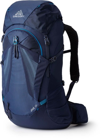 Gregory Jade 43 women's hiking backpack showing the FreeFloat ventilated suspension system