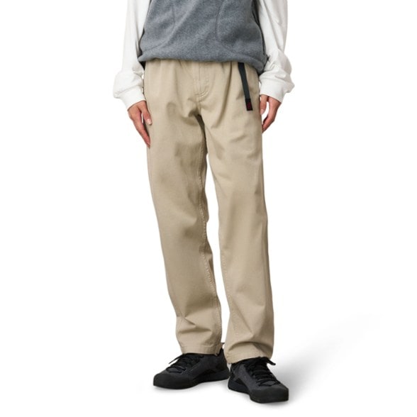Front view of Gramicci Women's Adventure Pants showcasing the tapered design.