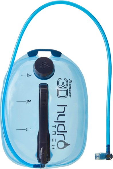 Hydration Pro 3D Reservoir shown in a hiking backpack.