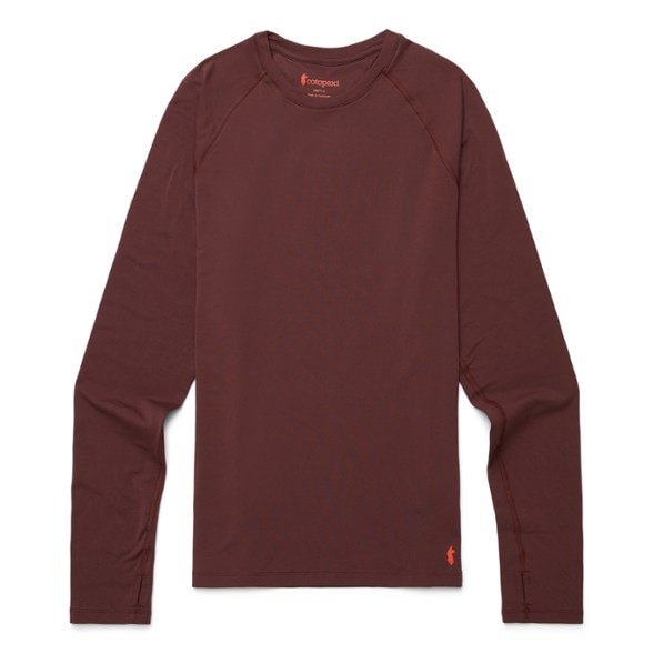 Cotopaxi Liso men's thermal base layer top with thumbholes, perfect for hiking
