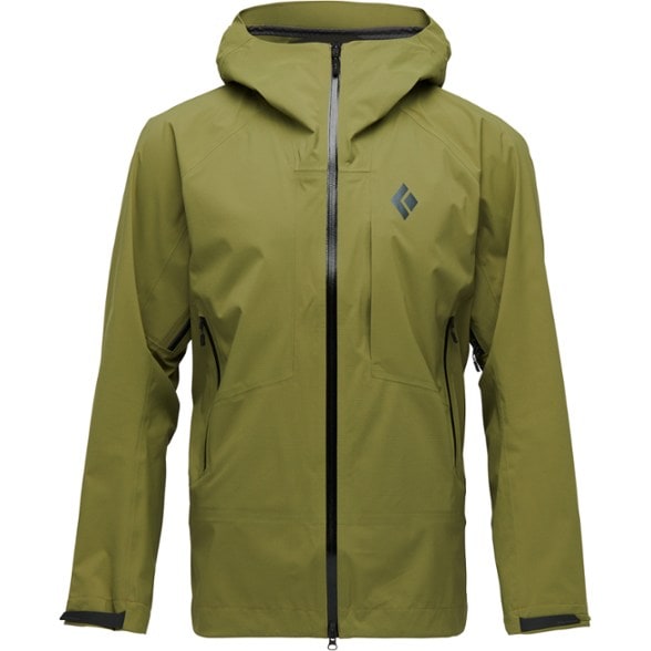 Men's Highline Stretch Jacket front view highlighting waterproof features