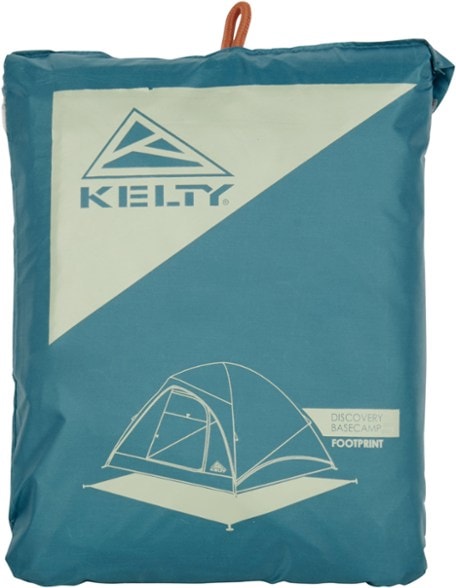 Kelty Discovery Basecamp 4 footprint laid out on rocky terrain.