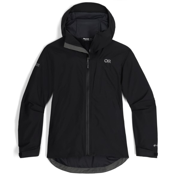 Close-up of the Grandridge women's GORE-TEX insulated jacket showing fabric texture.