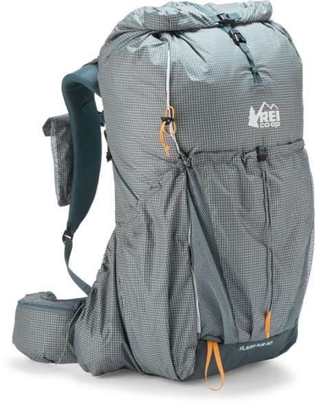 Side view of the UltraLight 50 Women's Hiking Backpack showcasing its sleek design.