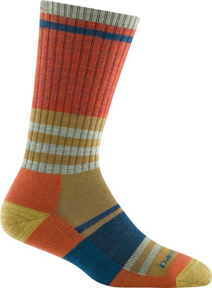 Darn Tough women's light cushion hiking socks showing moisture-wicking features
