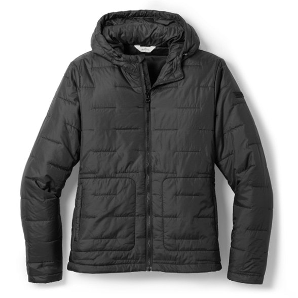 Front view of Wild Rye Payette women's insulated jacket ideal for hiking and outdoor activities