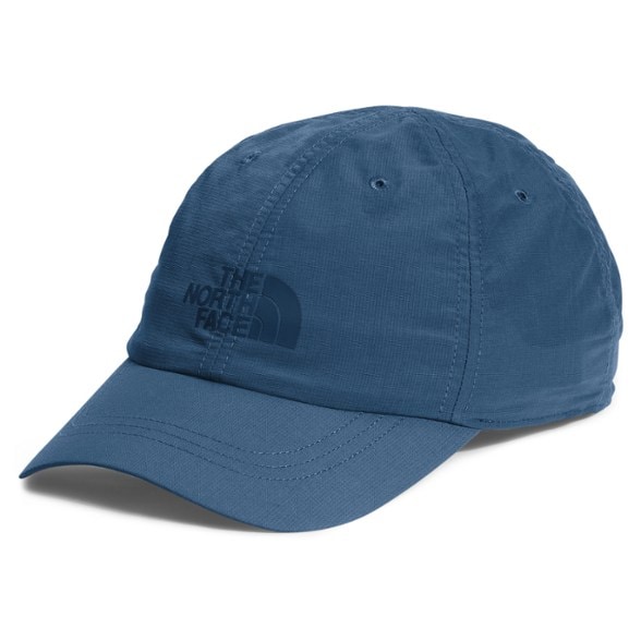 Side view of Horizon EcoFit recycled hiking hat showing adjustable strap and moisture-wicking fabric