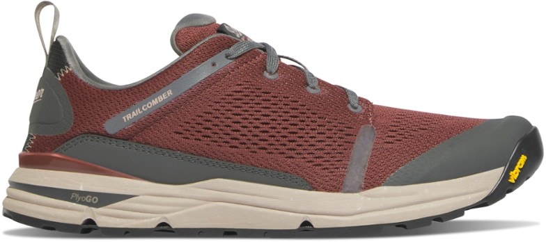 Side view of Trailcomber Pro men's hiking shoes showcasing breathable CORDURA fabric and lightweight design