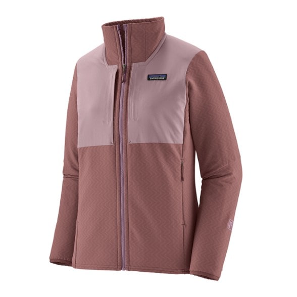 Patagonia R2 CrossStrata Women's Outdoor Jacket showcasing its breathable fabric and sleek design.