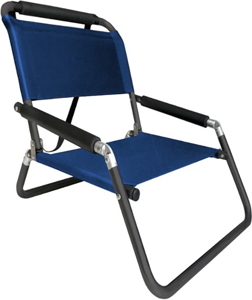 Neso Comfort XL Beach Chair set up on the beach with a beautiful ocean view.