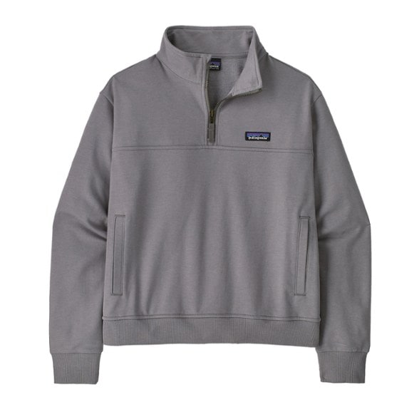 Ahnya Women's Hiking Pullover with quarter zip, perfect for cool weather hikes.