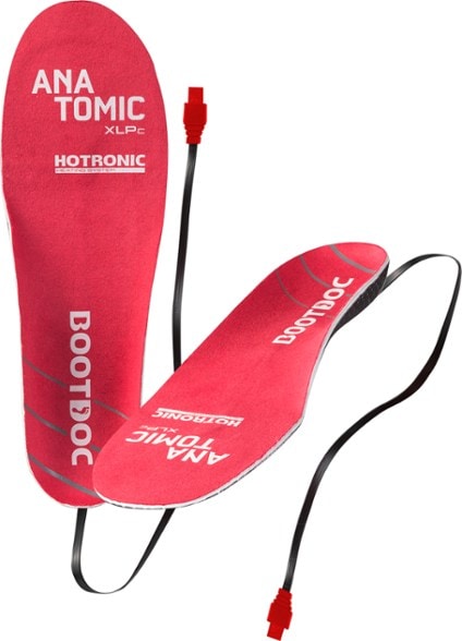 Hotronic XLP heated insoles showcasing their ergonomic design for anatomic support.