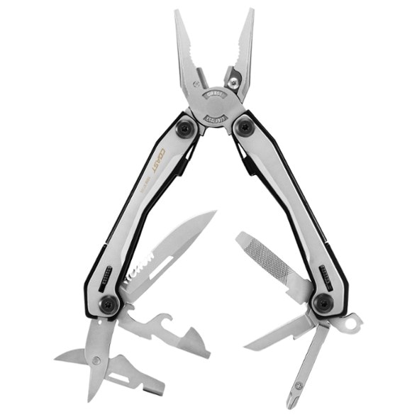 York Multi-Tool in action, showcasing its scissors and knife.