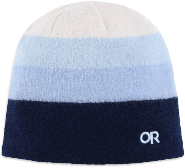 Side view of the Gradient Thermal Wool Beanie showing warm fleece lined earband and boiled wool fabric