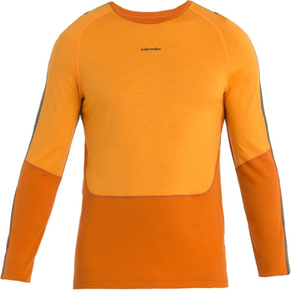 Men's Icebreaker Merino 200 thermal top, showing off the breathable fabric and stylish design.