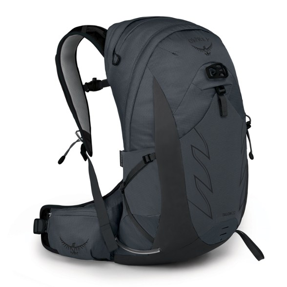 Talon 22 Men's Hiking Backpack side view, showcasing its adjustable straps and pockets.