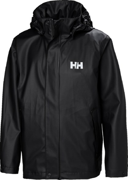 Front view of the Moss Kids Waterproof Rain Jacket showing its durable design.