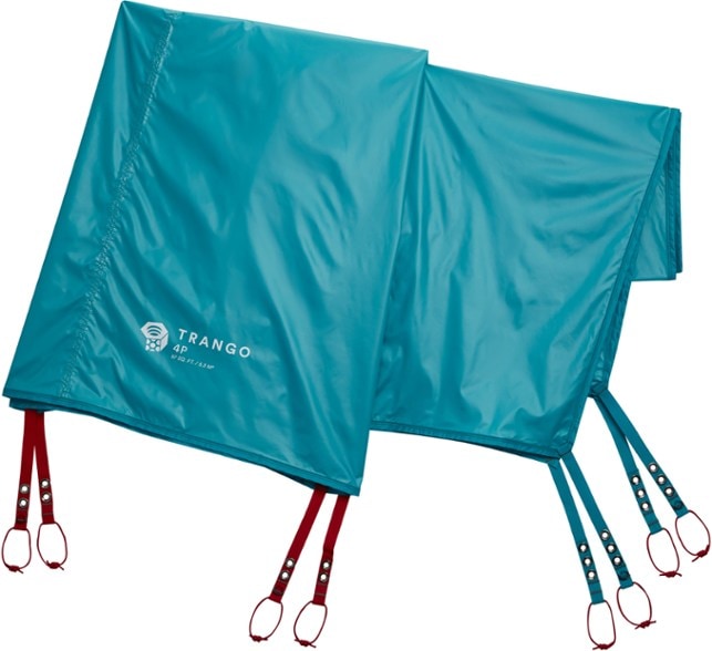 Close-up of Trango 4 Waterproof Tent Footprint showcasing its durable material and waterproof rating.