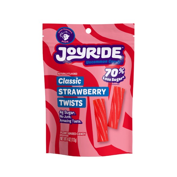 Joyful Low Sugar Twists in a bowl, showcasing their twisty shape and natural colors.