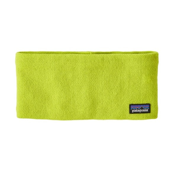 Eco-Friendly Powder Town unisex headband showing cozy fleece lining and recycled material