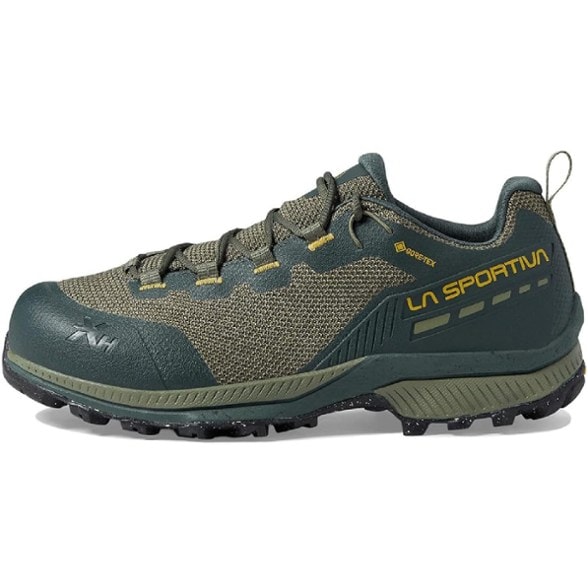 La Sportiva TX Hike GTX Men's Trail Shoes from the side showing the sleek design and durable materials.