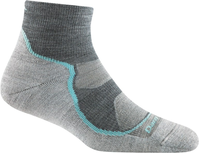 Darn Tough women's hiking socks showing a close-up of the fine-gauge knit