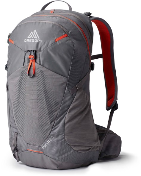 Gregory Maya 20 Women's Hiking Backpack from the front, demonstrating its sleek design and adjustable straps.