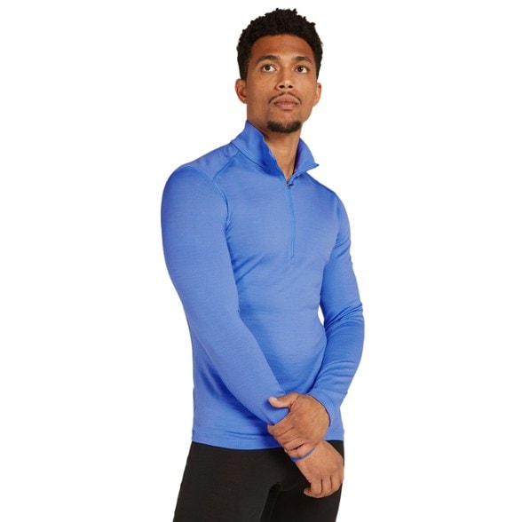Front view of Men's Merino 260 Tech Half-Zip Top showcasing its lightweight design.